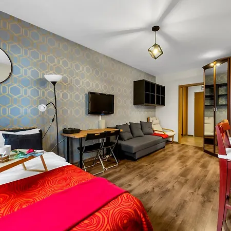 Mokotów 11th Floor - Pool, Gym, Parking Apartamento Varsovia
